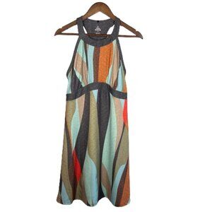 Prana Womens Dress Calexico Racerback Empire Waist Sporty Colorful Size Medium